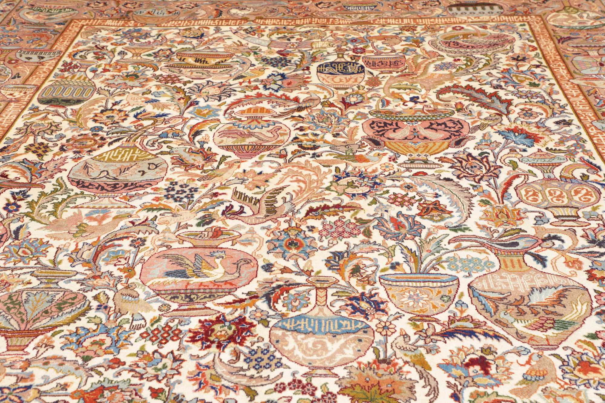 KASHMAR Teppich archäologisches Muster 394x303 Z481318 – Bild 9